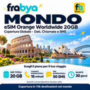 eSIM Orange Worldwide 20GB 30 Giorni - Copertura Globale — Frabya Travel eSIM