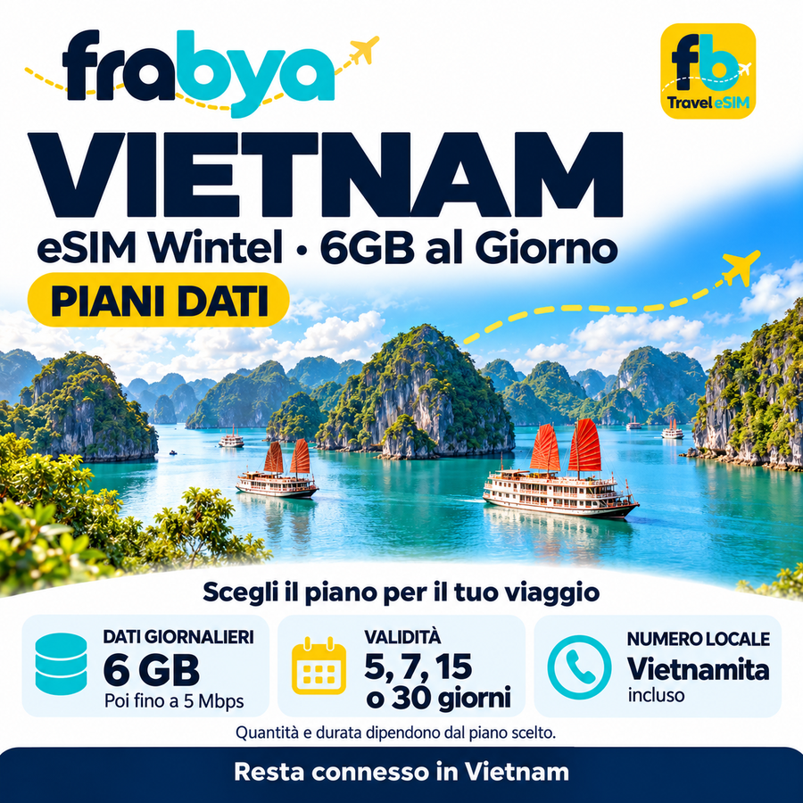 eSIM Vietnam Wintel – 6GB al Giorno — Frabya Travel eSIM