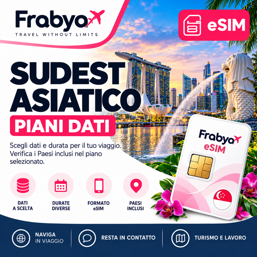 Frabya eSIM SUDEST ASIATICO — piani dati