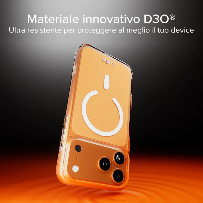 SBS D3O MagSafe iPhone 17 Pro Clear Case